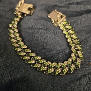 Invicta Elements Men's Ultra Iced Out Cuban Link Chain Bracelet $89